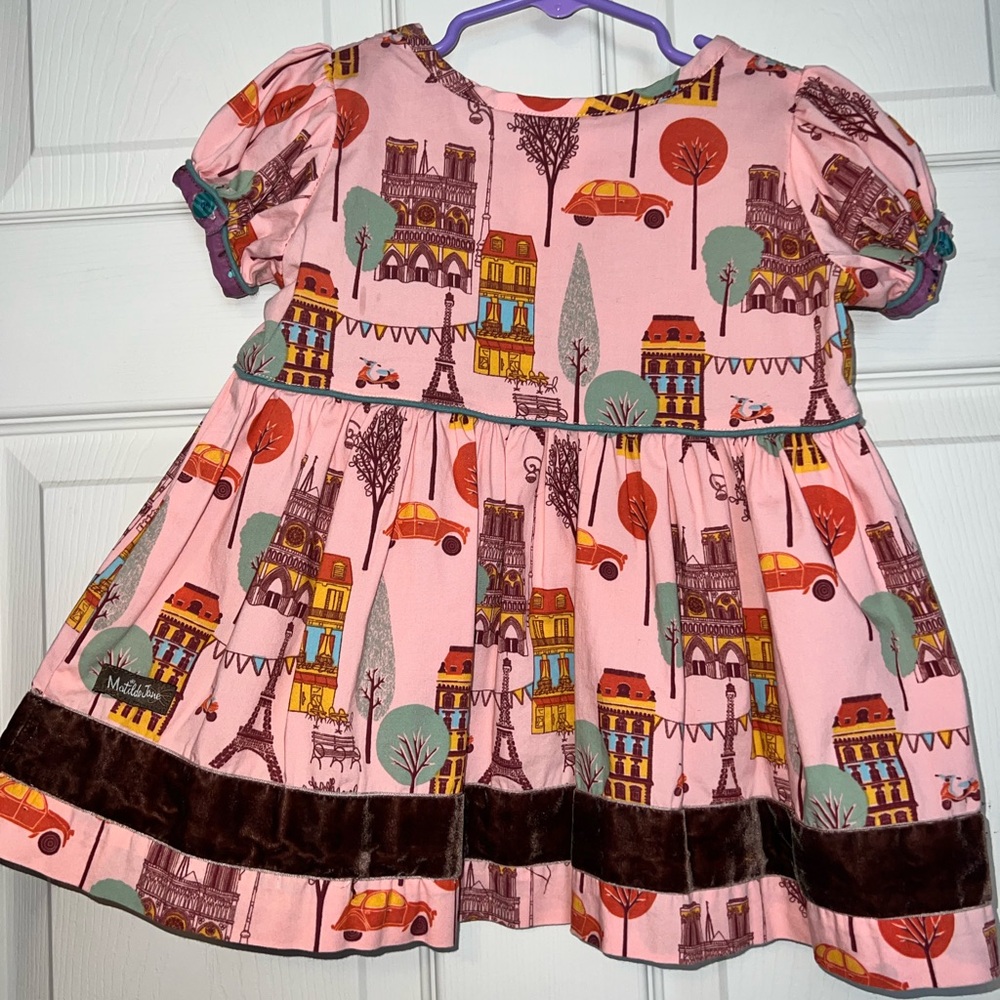 Matilda Jane Size 6 City Of Lights Paris Eiffel Tower Top Secret Fields